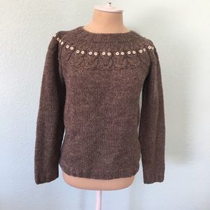 Cables Owl Chunky Sweater